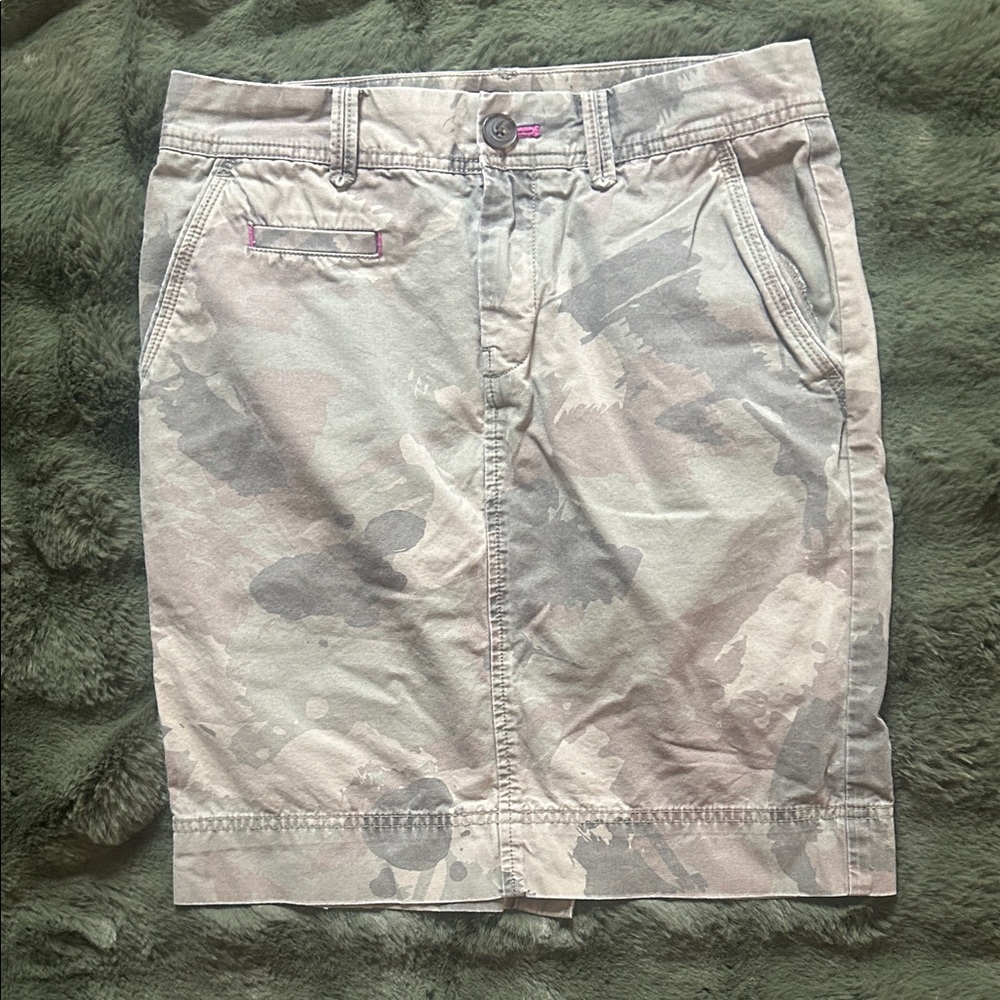 GAP Camouflage Pencil Skirt